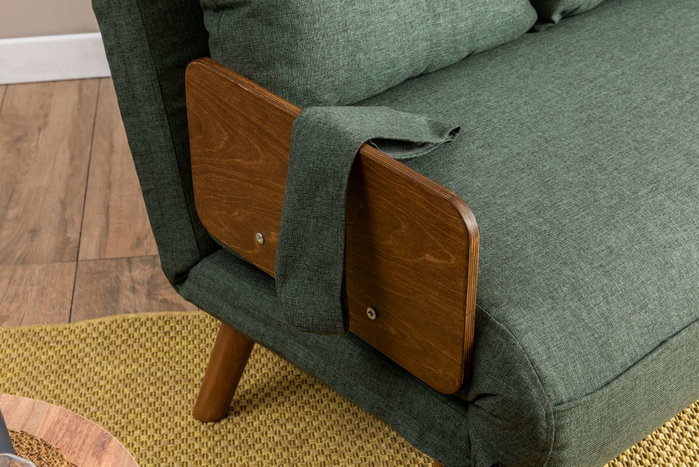 Atelier Del Sofa Cosmo Sofá-Cama de 2 Plazas Verde Atelier Del Sofa Cosmo Sofá-Cama de 2 Plazas Verde